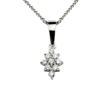 Zawieszka z diamentami Ventego z białego złota 0,25ct