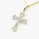 Zawieszka z diamentami Ventego z żółtego złota