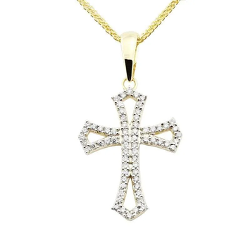 Zawieszka z diamentami Ventego z żółtego złota 0,33ct