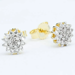 Kolczyki z brylantami Ventego z żółtego złota