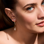 Kolczyki z brylantami Roso z żółtego złota