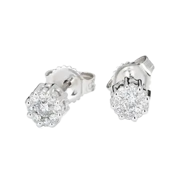 Kolczyki z diamentami Ventego z białego złota 0,26ct