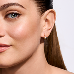 Kolczyki z brylantami Kartezja z żółtego złota