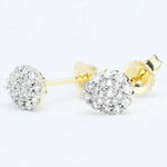 Kolczyki z brylantami Ventego z żółtego złota