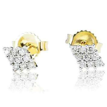 Kolczyki z diamentami Ventego z żółtego złota 0,14ct