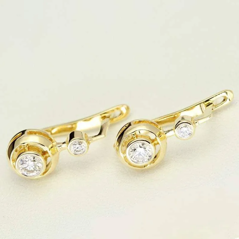 Kolczyki Kartezja 0,25ct  K1401ZB
