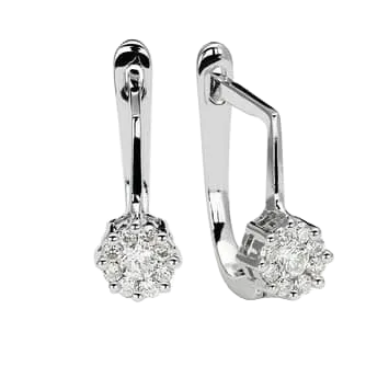 Kolczyki z diamentami Ventego z białego złota 0,25ct