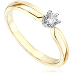 Pierścionek zaręczynowy Kartezja 0,09ct P0237TB