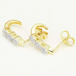 Kolczyki z brylantami Ventego z żółtego złota