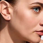 Kolczyki z brylantami Kartezja z żółtego złota