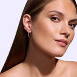 Kolczyki z brylantami Sablo z żółtego złota