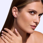 Kolczyki z brylantami Kartezja z żółtego złota