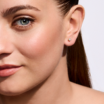 Kolczyki z brylantami Kartezja z żółtego złota