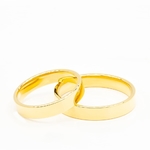 Obrączki ślubne z żółtego złota OB138ZB