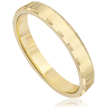 Obrączki ślubne z żółtego złota OB136ZB ct