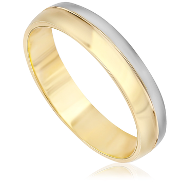 Obrączki ślubne z wielobarwnego złota OB115TB ct