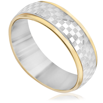 Obrączki ślubne z wielobarwnego złota OB105TB ct