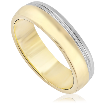 Obrączki ślubne z wielobarwnego złota OB014TB ct