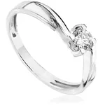 Pierścionek zaręczynowy Kartezja 0,18ct P0045BB