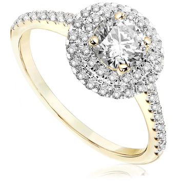 Pierścionek zaręczynowy z diamentami Ventego z żółtego złota P0570ZB 0,91ct Pierścionek zaręczynowy z diamentami Ventego z żółtego złota 0,91ct