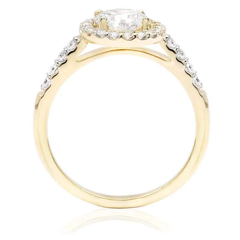 Pierścionek zaręczynowy Ventego 0,50ct  P0569ZB