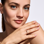 Pierścionek zaręczynowy z brylantami Ventego z żółtego złota