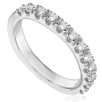 Pierścionek zaręczynowy z diamentami Ventego z białego złota 0,528ct