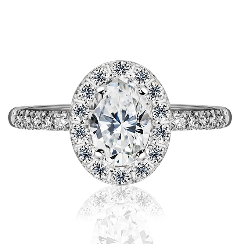 Pierścionek zaręczynowy Ventego 0,70ct  P0612BB