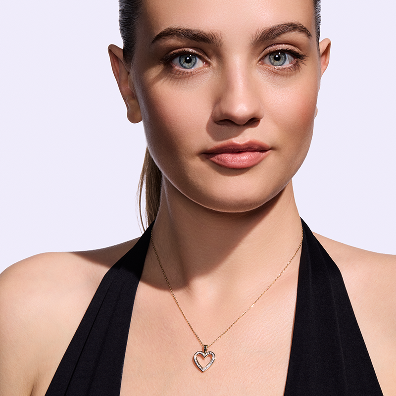 Zawieszka z diamentami Ventego z żółtego złota 0,15ct