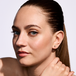 Kolczyki z brylantami Kartezja z żółtego złota