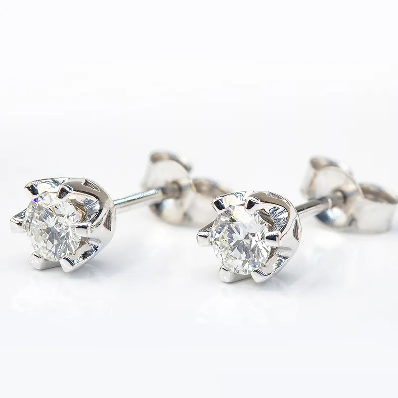 Kolczyki z diamentami Kartezja z białego złota 0,66ct