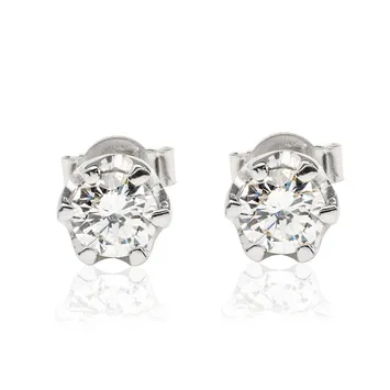 Kolczyki z diamentami Kartezja z białego złota 0,66ct