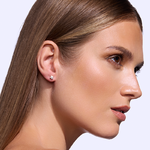 Kolczyki z brylantami Kartezja z żółtego złota