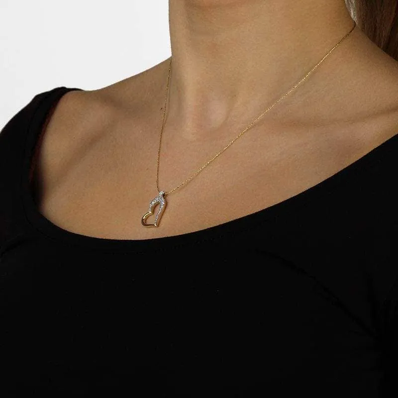 Zawieszka z brylantami Ventego z żółtego złota 0,28ct