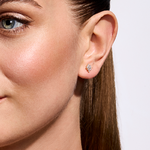 Kolczyki z brylantami Ventego z żółtego złota