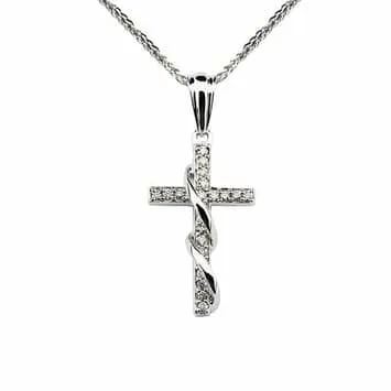 Zawieszka z brylantami Ventego z białego złota 0,15ct