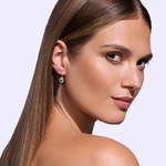 Kolczyki z brylantami i szafirami Ventego z żółtego złota