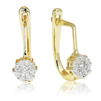 Kolczyki z diamentami Ventego z żółtego złota 0,25ct