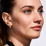 Kolczyki z brylantami Kartezja z żółtego złota