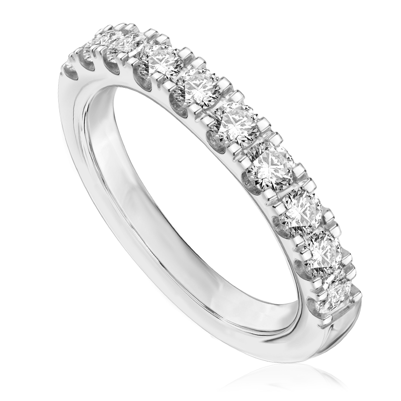 Pierścionek zaręczynowy z brylantami Ventego z białego złota