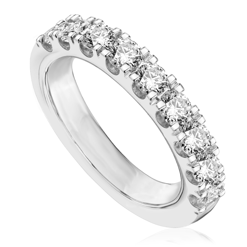 Pierścionek zaręczynowy z brylantami Ventego z białego złota