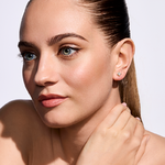 Kolczyki z brylantami Kartezja z żółtego złota