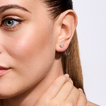 Kolczyki z brylantami Kartezja z żółtego złota