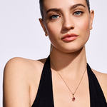 Zawieszka z diamentami i rubinem Ventego z żółtego złota