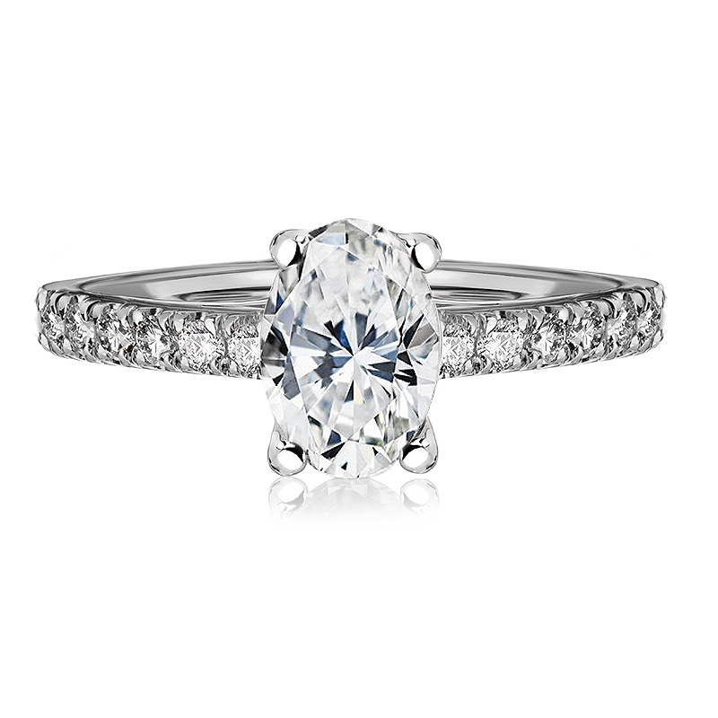 Pierścionek zaręczynowy Ventego 0,70ct  P0616BB