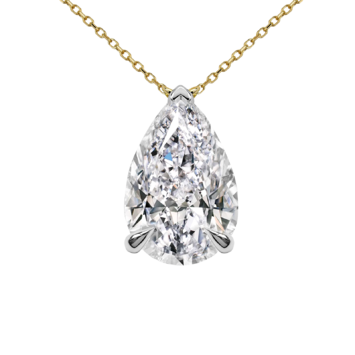 Zawieszka z brylantem Kartezja z żółtego złota 3,00ct