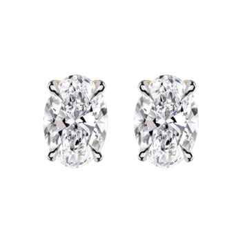Kolczyki z diamentami Kartezja z żółtego złota 1,00ct