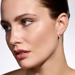 Kolczyki z brylantami Kartezja z żółtego złota