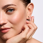 Kolczyki z brylantami Kartezja z żółtego złota