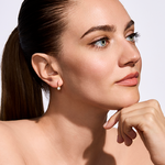 Kolczyki z brylantami Kartezja z żółtego złota